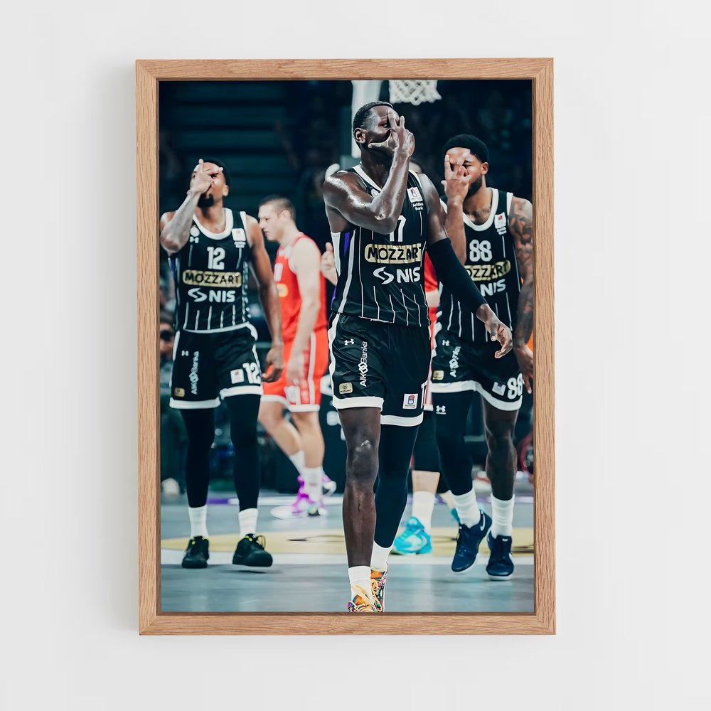 Poster L'Esprit des Warriors – affiche Basketball (vue 4)